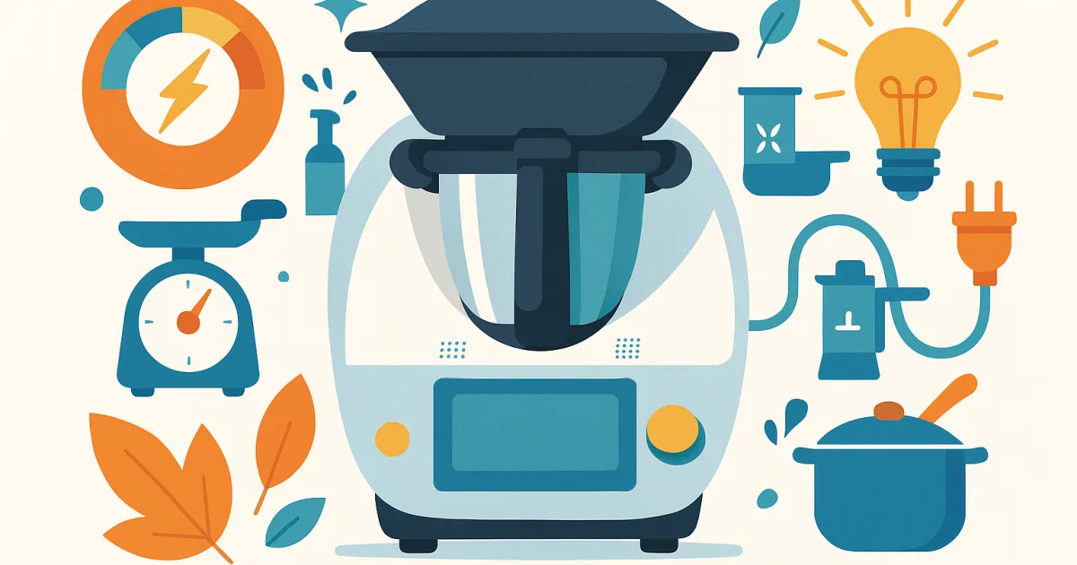 Illustrazione editoriale per l'articolo: Quanto consuma il Bimby?