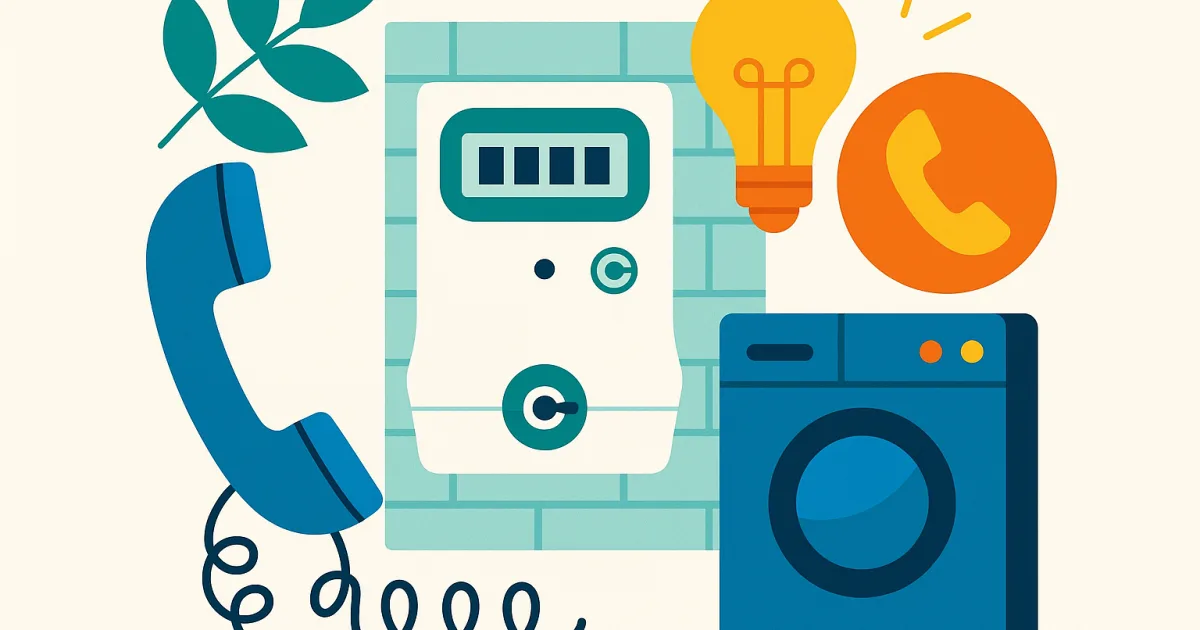 Illustrazione editoriale per l'articolo: E-distribuzione, contatti e numero verde