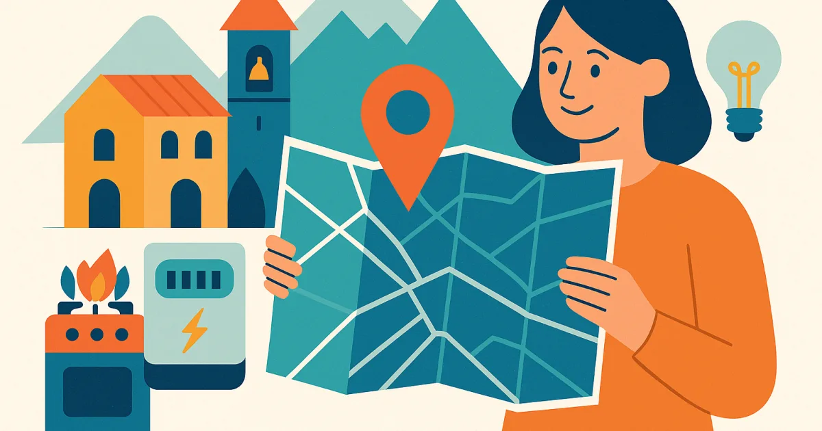 Illustrazione editoriale per l'articolo: Enel Bolzano: dove si trova?