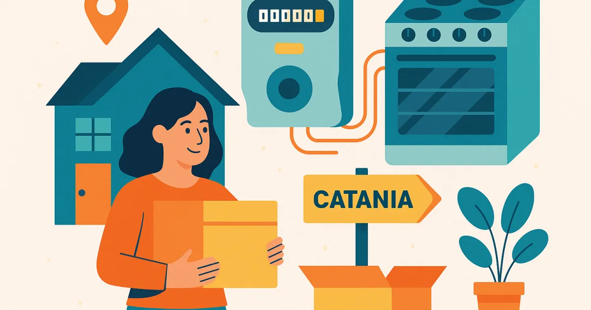 Illustrazione editoriale per l'articolo: Punto Enel Catania - Riferimenti utili