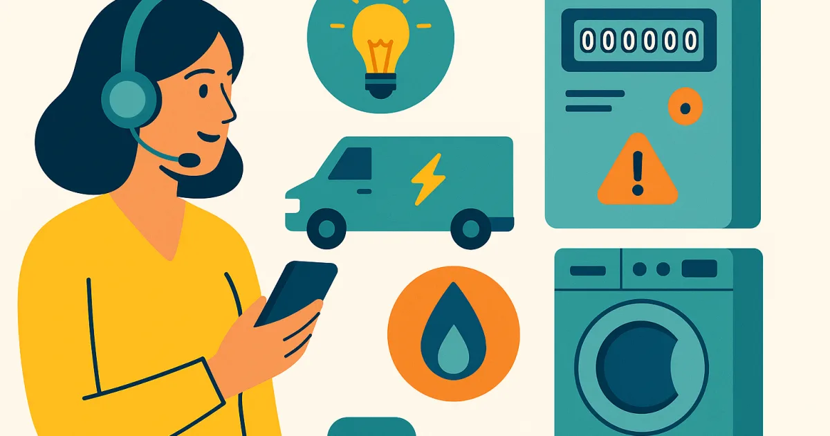 Illustrazione editoriale per l'articolo: Servizi per le utenze